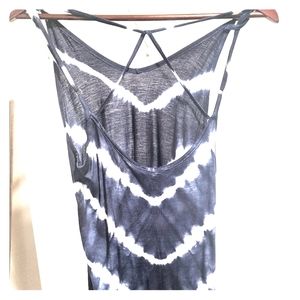 SOLD Blue tye dye sun dress